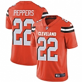 Nike Men & Women & Youth Browns 22 Jabrill Peppers Orange NFL Vapor Untouchable Limited Jersey,baseball caps,new era cap wholesale,wholesale hats